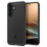 Spigen Samsung Galaxy A57 Rugged Armor Mobil Cover - Sort