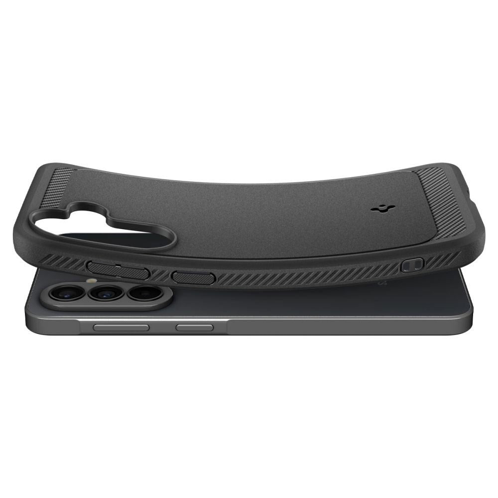Spigen Samsung Galaxy A37 Rugged Armor Mobil Cover - Sort