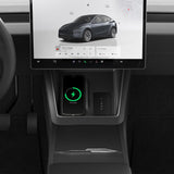 Spigen Trådløs Opladning Cover til Tesla Model Y Juniper - Sort