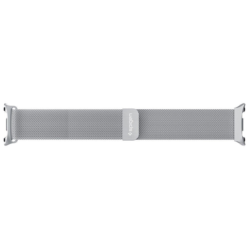 Samsung Galaxy Watch 8 / 8 Classic (40 / 44 / 46mm) Spigen Metal Fit Smartwatchrem - Sølv