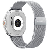 Samsung Galaxy Watch 8 / 8 Classic (40 / 44 / 46mm) Spigen Metal Fit Smartwatchrem - Sølv