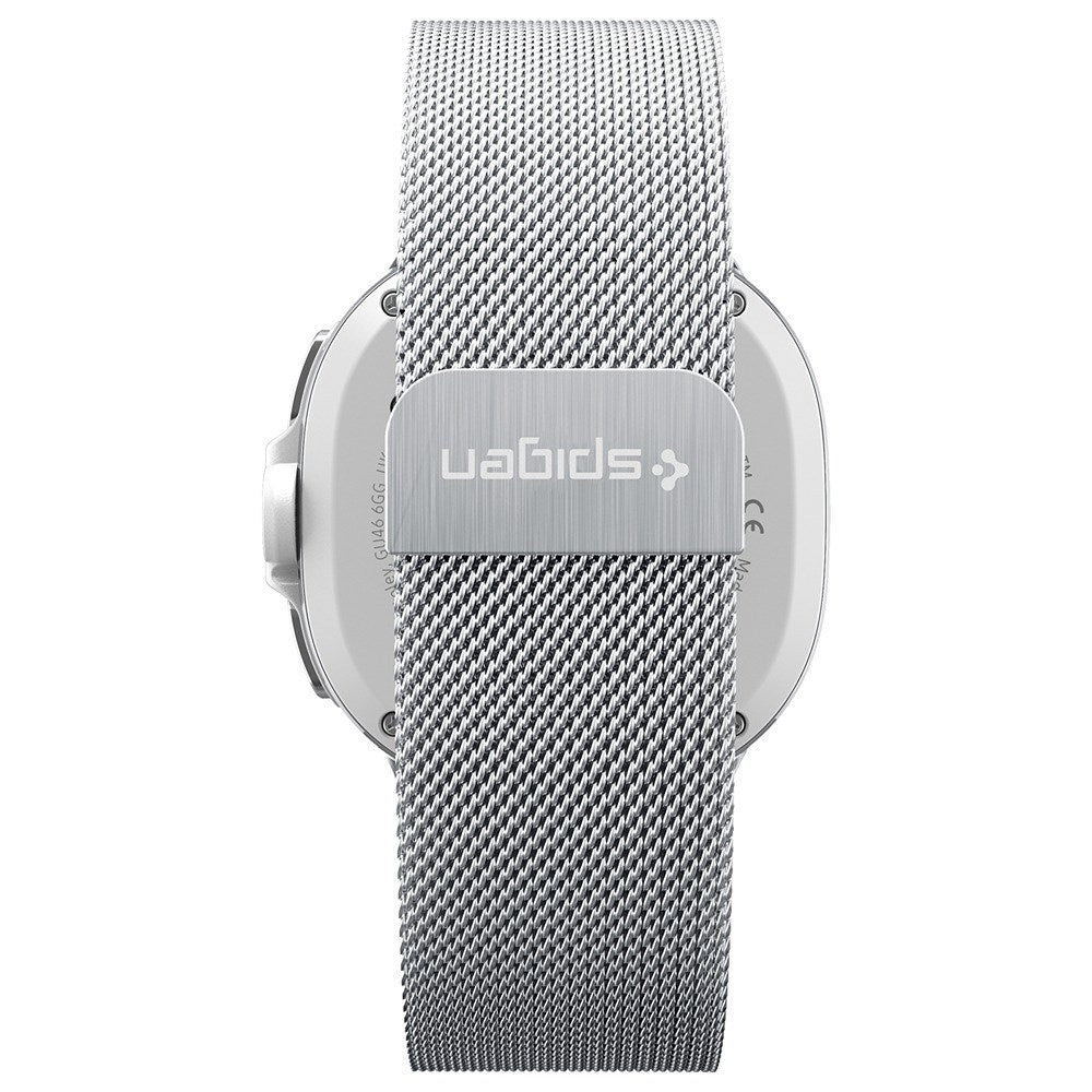 Samsung Galaxy Watch 8 / 8 Classic (40 / 44 / 46mm) Spigen Metal Fit Smartwatchrem - Sølv