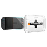 Spigen Nintendo Switch 2 Glass tR EZ Fit Skærmglas - Installationsramme - 2 stk - Gennemsigtig
