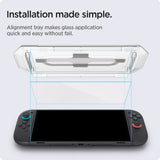 Spigen Nintendo Switch 2 Glass tR EZ Fit Skærmglas - Installationsramme - 2 stk - Gennemsigtig