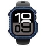 Spigen Apple Watch 11 / 10 (42mm) Rugged Armor 2 Cover - Blå