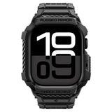 Spigen Apple Watch 11 (42mm) Rugged Armor Pro 2 Cover & Rem - Sort