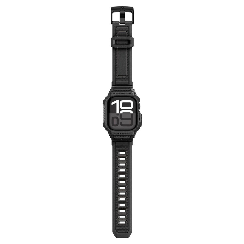 Spigen Apple Watch 11 (42mm) Rugged Armor Pro 2 Cover & Rem - Sort