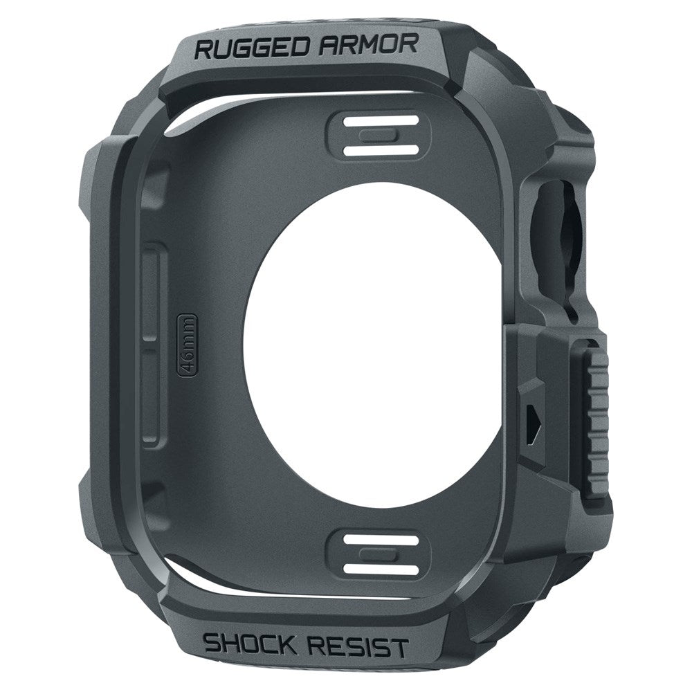 Spigen Apple Watch 11 / 10 (46mm) Rugged Armor 2 Cover - Grå