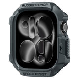 Spigen Apple Watch 11 / 10 (46mm) Rugged Armor 2 Cover - Grå