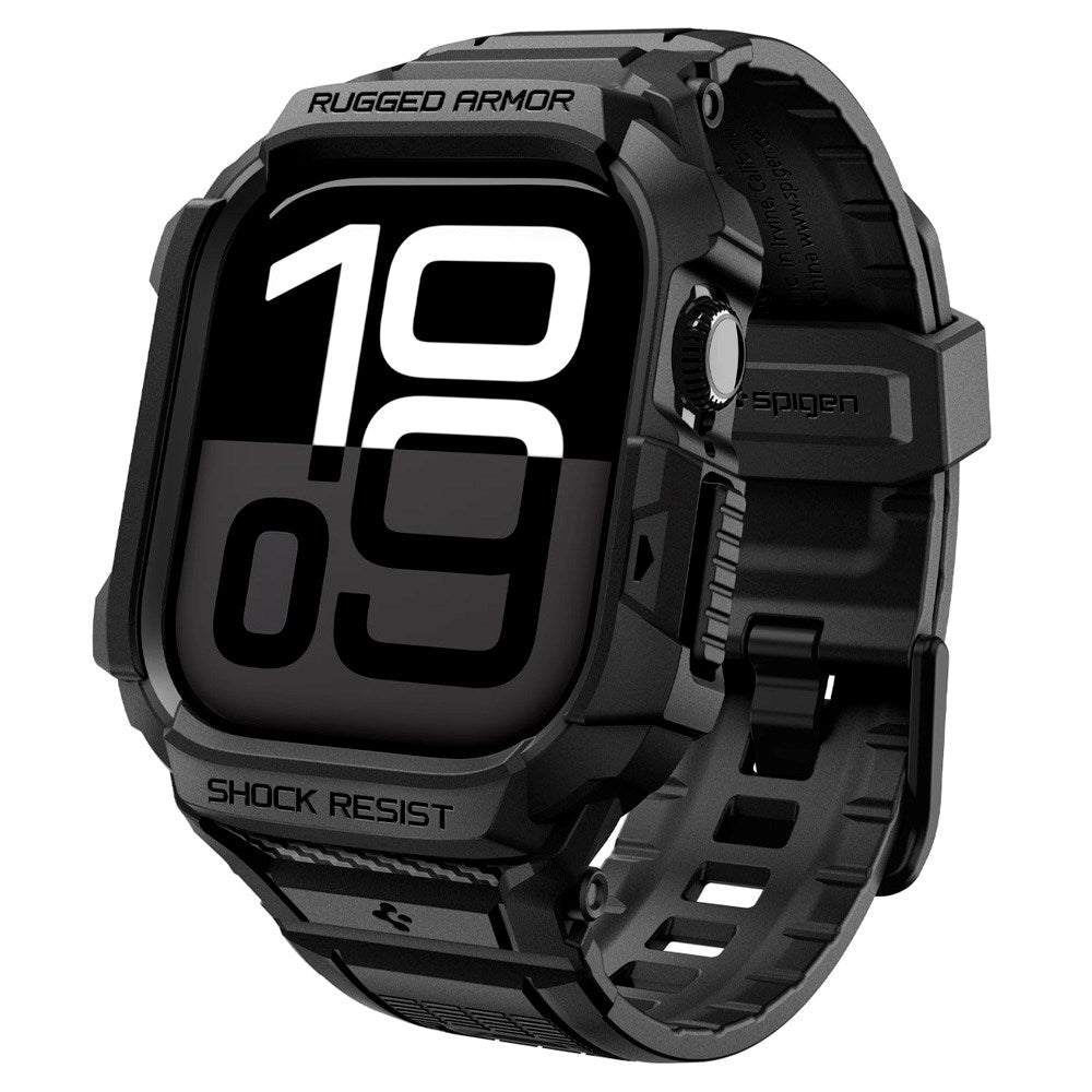 Spigen Apple Watch 11 (46mm) Rugged Armor Pro 2 Cover & Rem - Sort
