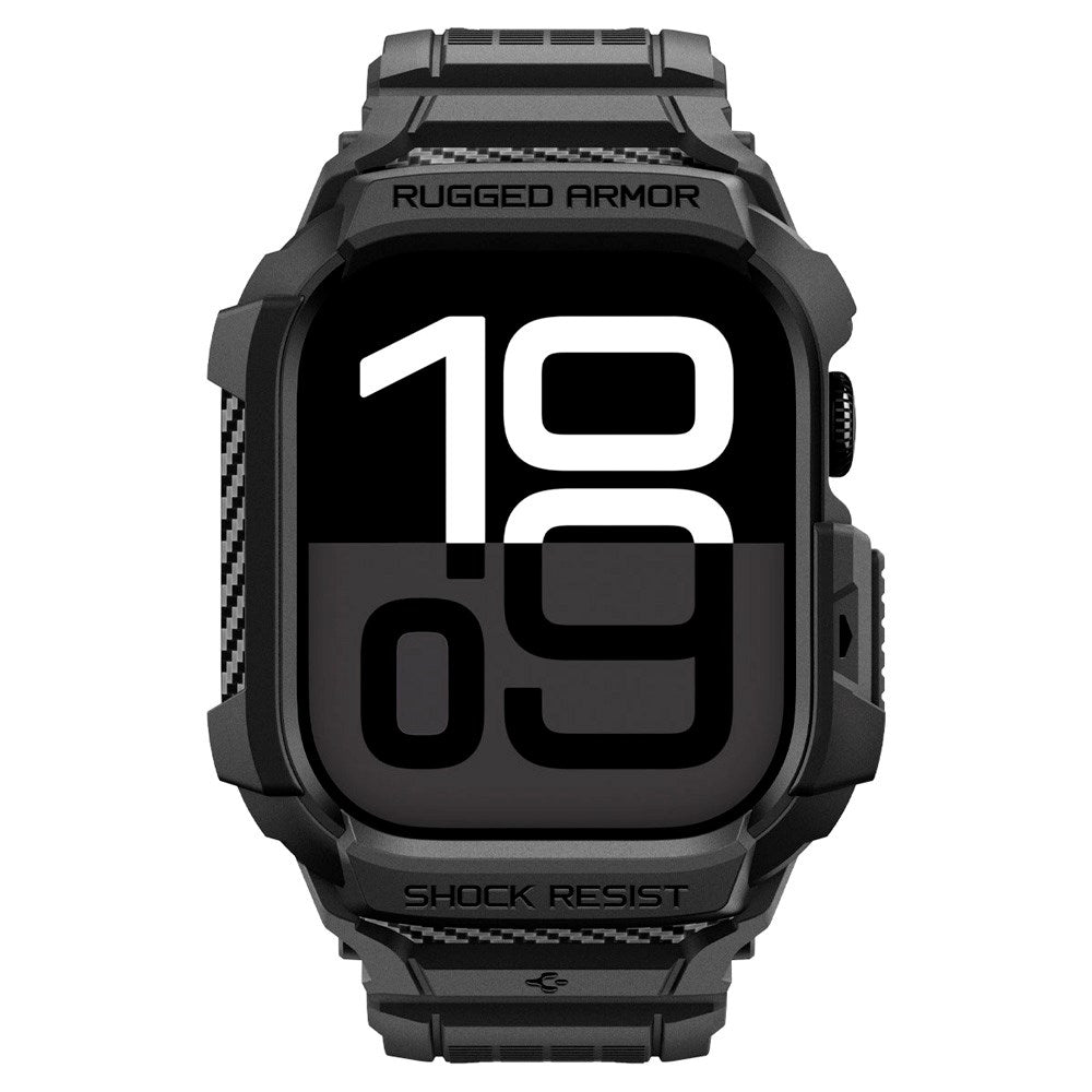Spigen Apple Watch 11 (46mm) Rugged Armor Pro 2 Cover & Rem - Sort