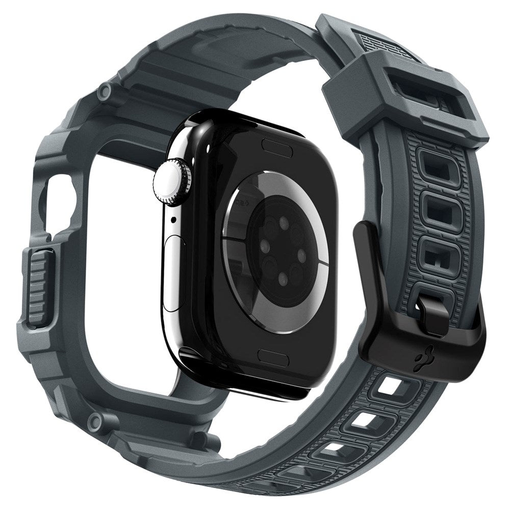 Spigen Apple Watch 11 (46mm) Rugged Armor Pro 2 Cover & Rem - Grå