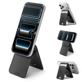 Spigen Slim Fold Kortholder - 1 Kort - Ståfunktion - MagSafe Kompatibel - Sort