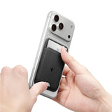 Spigen Slim Fold Kortholder - 1 Kort - Ståfunktion - MagSafe Kompatibel - Sort