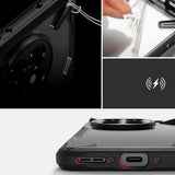 Ringke Fusion X Cover - OnePlus 13R - Sort / Gennemsigtig