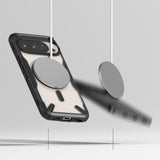 Ringke Google Pixel 10 / 10 Pro Fusion X Bagside Cover - MagSafe Kompatibel - Sort / Gennemsigtig