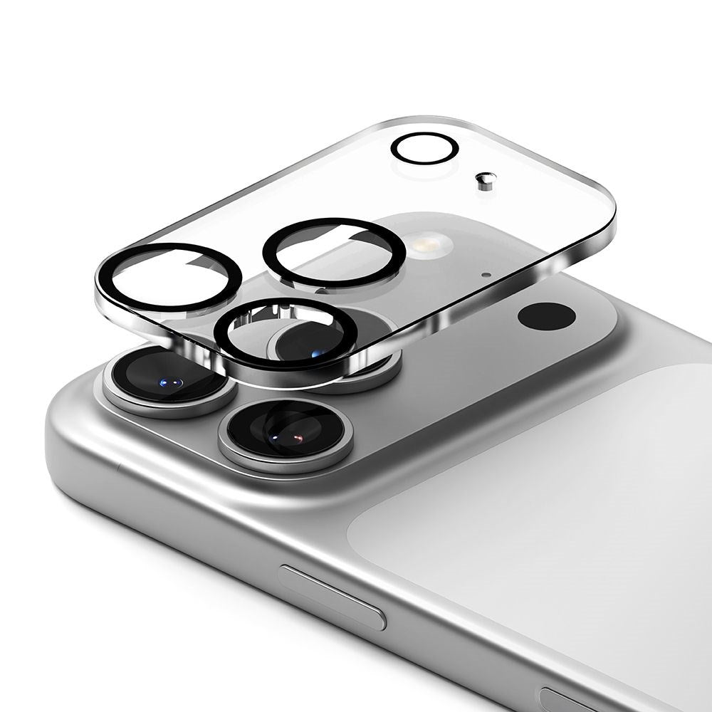 iPhone 17 Pro Ringke Kamerabeskyttelsesglas - 2 stk. - Gennemsigtig / Sort