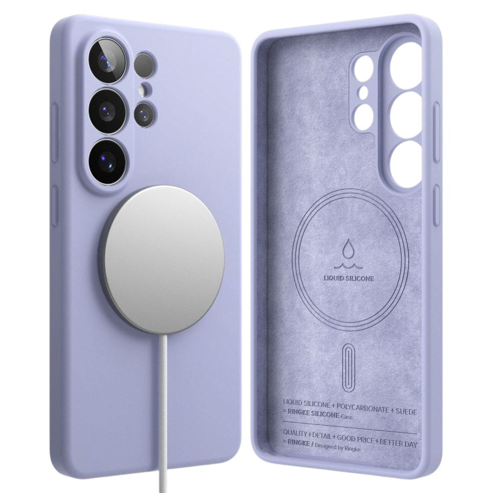 Samsung Galaxy S26 Ultra Ringke Silikone Bagside Cover - MagSafe Kompatibel - Lilla