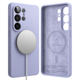 Samsung Galaxy S26 Ultra Ringke Silikone Bagside Cover - MagSafe Kompatibel - Lilla