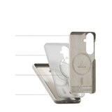 Samsung Galaxy S26 Ringke Silikone Bagside Cover - MagSafe Kompatibel - Beige