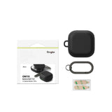 Samsung Galaxy Buds 4 / 4 Pro Ringke Onyx Magnetisk Fleksibelt Plast Cover - Sort