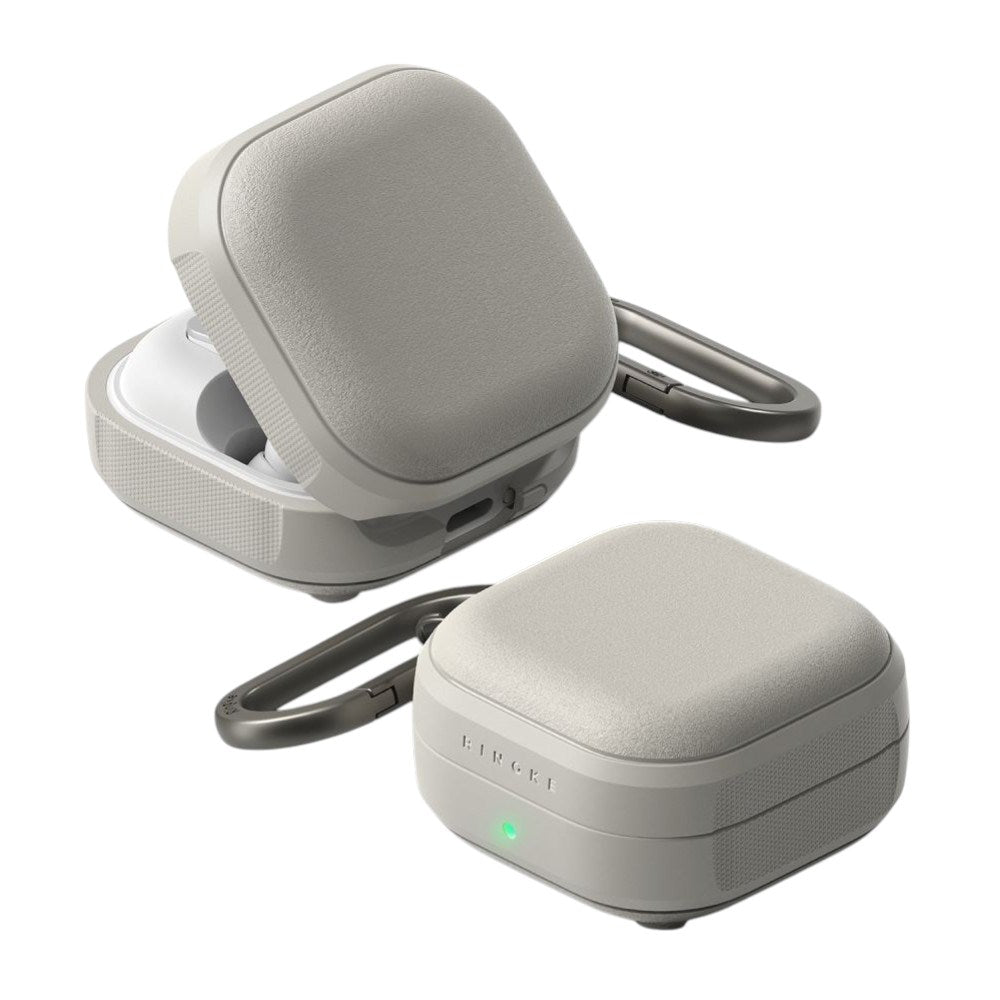 Samsung Galaxy Buds 4 / 4 Pro Ringke Onyx Magnetisk Fleksibelt Plast Cover - Grå