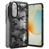 Samsung Galaxy A57 Ringke Fusion X Bagside Cover - Sort Camouflage