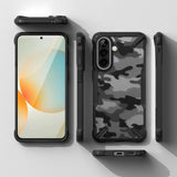 Samsung Galaxy A57 Ringke Fusion X Bagside Cover - Sort Camouflage