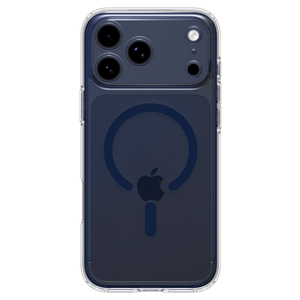 Spigen iPhone 17 Pro Max Ultra Hybrid Bagside Cover - MagSafe Kompatibel - Gennemsigtig / Blå