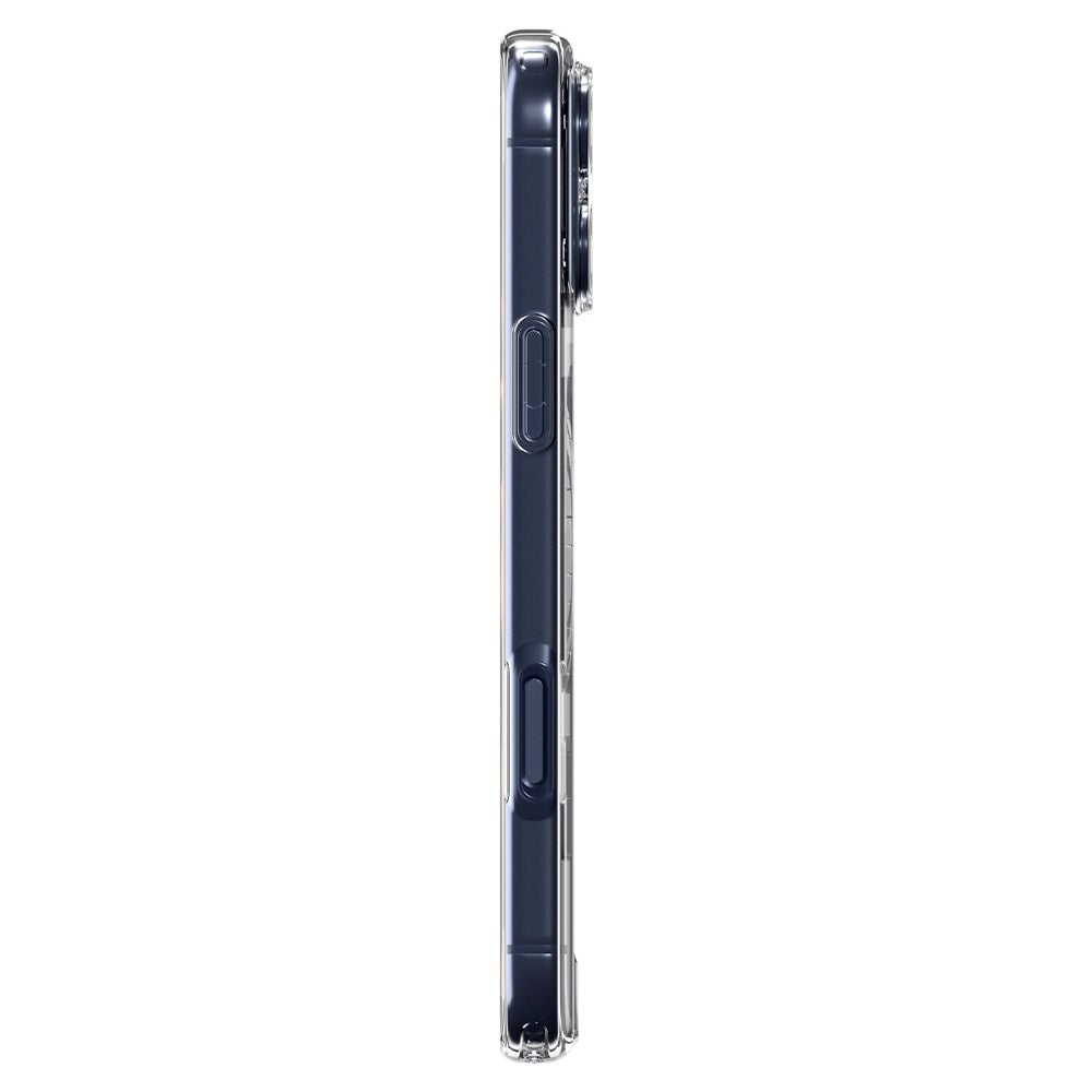 Spigen iPhone 17 Pro Max Ultra Hybrid Bagside Cover - MagSafe Kompatibel - Gennemsigtig / Blå