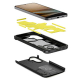 Samsung Galaxy A57 Spigen Tough Armor T Case m. Kickstand - Sort