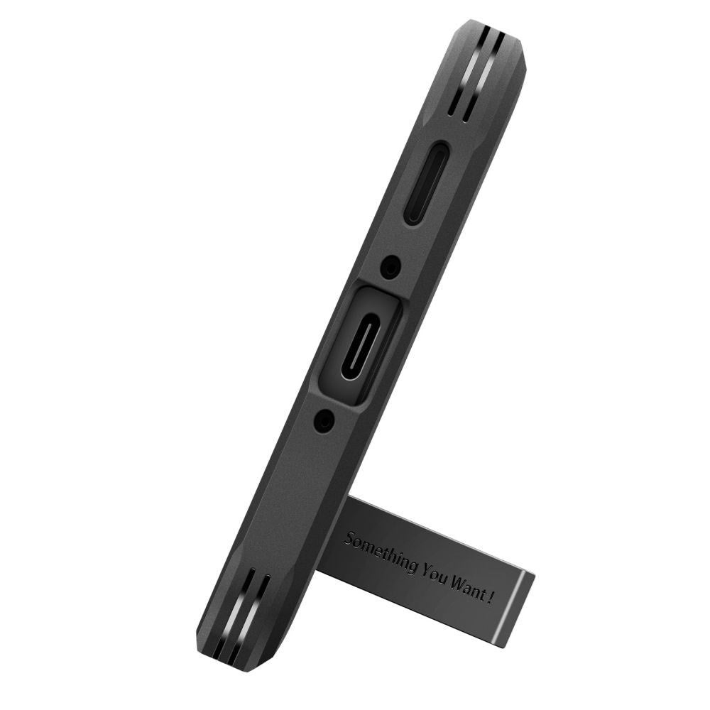 Samsung Galaxy A37 Spigen Tough Armor T Case m. Kickstand - Sort