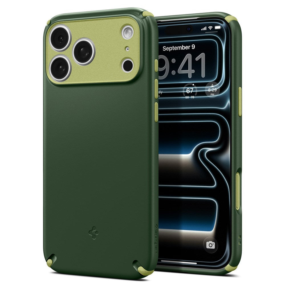 Spigen iPhone 17 Pro Max Nano Pop Hybrid Mobil Cover - MagSafe Kompatibel - Grøn / Lysegrøn