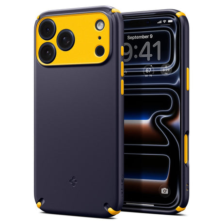Spigen iPhone 17 Pro Nano Pop Hybrid Mobil Cover - MagSafe Kompatibel - Blå / Gul