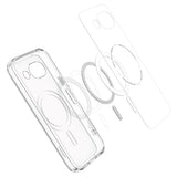 Google Pixel 10a Spigen Ultra Hybrid Bagside Cover - MagSafe Kompatibel - Gennemsigtig