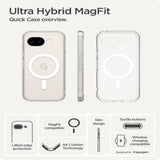 Google Pixel 10a Spigen Ultra Hybrid Bagside Cover - MagSafe Kompatibel - Gennemsigtig