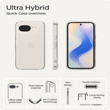 Google Pixel 10a Spigen Ultra Hybrid Bagside Cover - Gennemsigtig