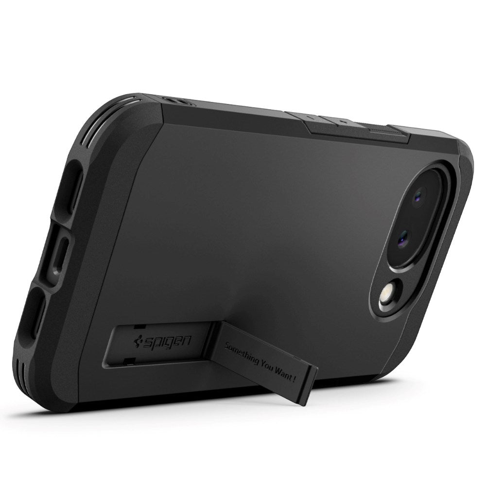 Google Pixel 10a Spigen Tough Armor Hybrid Bagside Cover - MagSafe Kompatibel - Sort