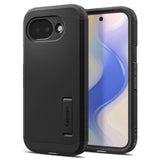 Google Pixel 10a Spigen Tough Armor Hybrid Bagside Cover - MagSafe Kompatibel - Sort