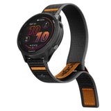 Spigen Athlex Air Universal Nylon Urrem (22mm) - Sort / Orange