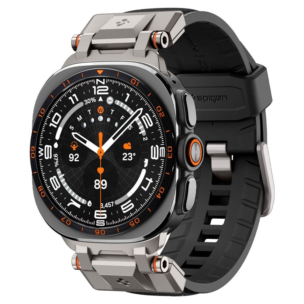 Samsung Galaxy Watch Ultra 2 / Ultra (47mm) Spigen DuraPro Armor Smartwatch Rem - Sort