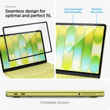 MacBook Neo 13 A18 Pro (2026) Spigen Hærdet Beskyttelsesglas - Gennemsigtig / Sort Kant