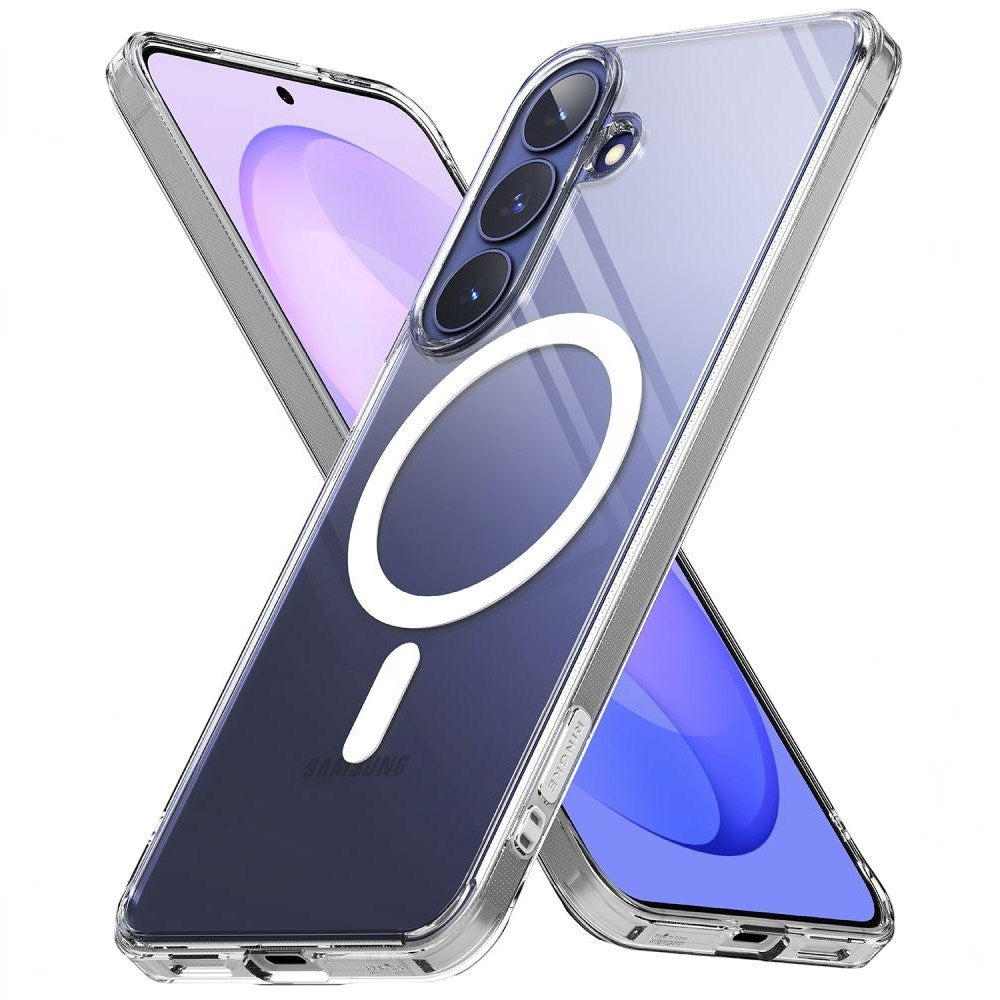 Ringke Samsung Galaxy S26 FE Fusion Magnetic Bagside Cover - MagSafe Kompatibel - Gennemsigtig