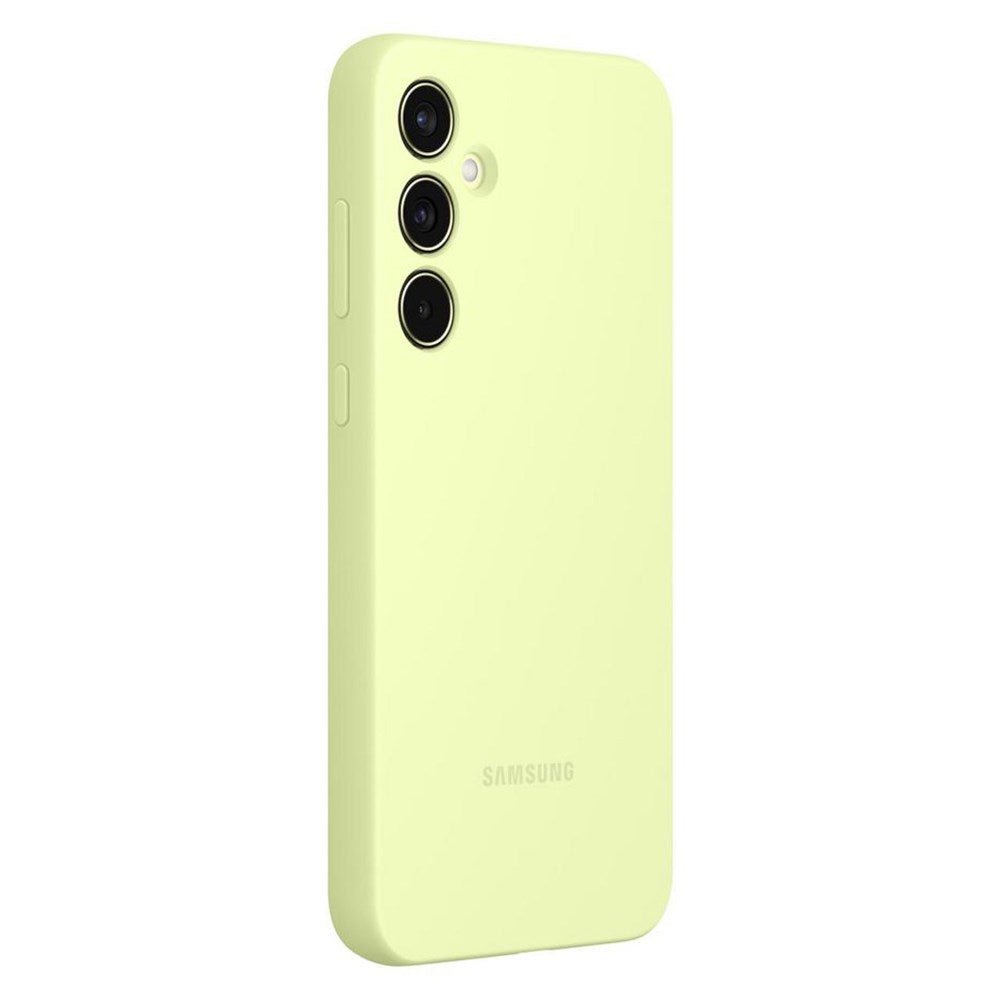 Original Samsung Galaxy A55 (5G) Silikone Bagside Cover - Lime (EF-PA556TMEGWW)