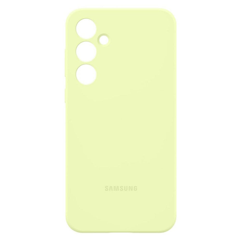 Original Samsung Galaxy A55 (5G) Silikone Bagside Cover - Lime (EF-PA556TMEGWW)