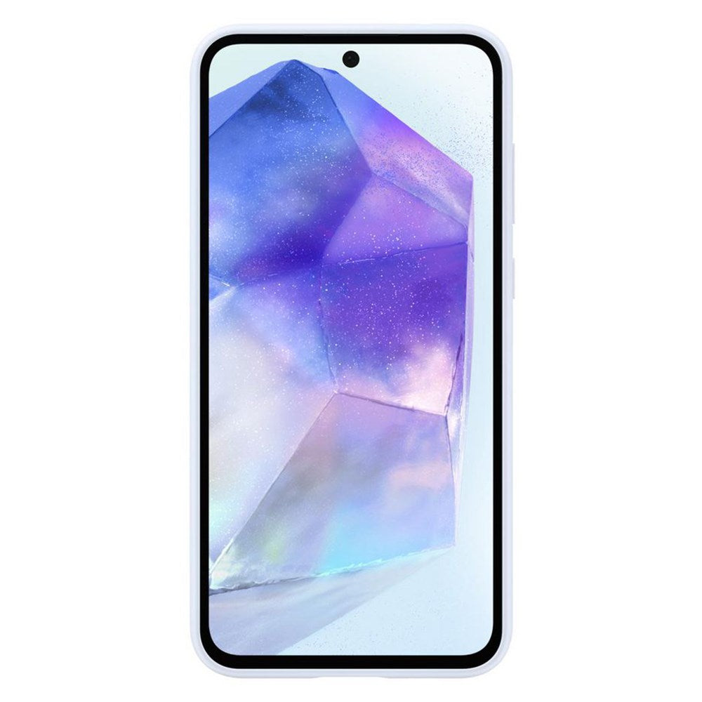 Original Samsung Galaxy A55 (5G) Silikone Bagside Cover - Light Blue (EF-PA556TLEGWW)