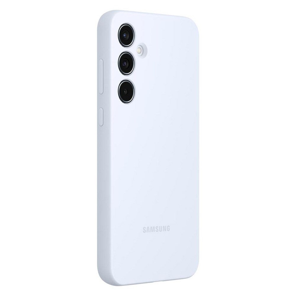 Original Samsung Galaxy A55 (5G) Silikone Bagside Cover - Light Blue (EF-PA556TLEGWW)