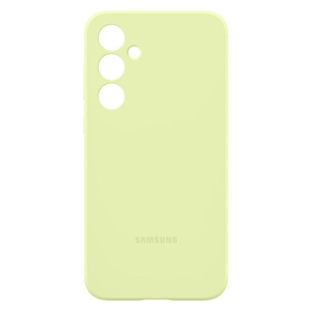 Original Samsung Galaxy A35 (5G) Silikone Bagside Cover - Lime (EF-PA356TMEGWW)