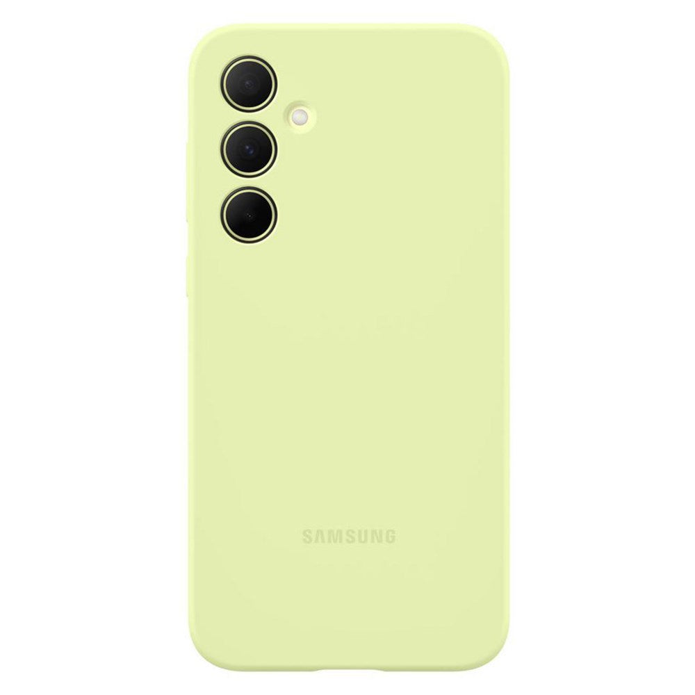 Original Samsung Galaxy A35 (5G) Silikone Bagside Cover - Lime (EF-PA356TMEGWW)