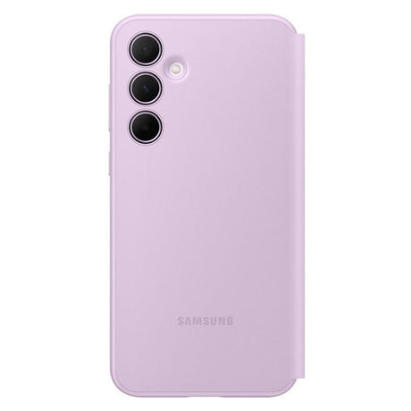 Original Samsung Galaxy A35 (5G) Smart View Flip Cover m. Pung - Lavender (EF-ZA356CBEGWW)